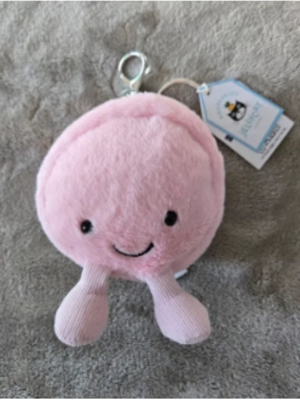 Jellycat Pink Keychain